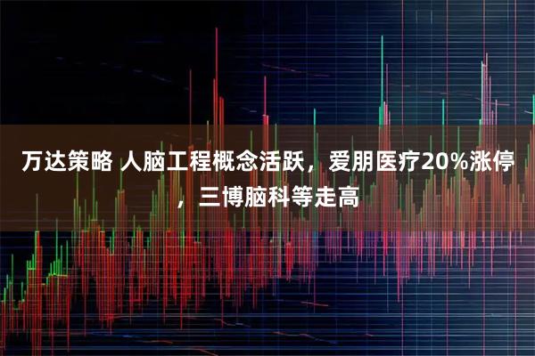 万达策略 人脑工程概念活跃，爱朋医疗20%涨停，三博脑科等走高
