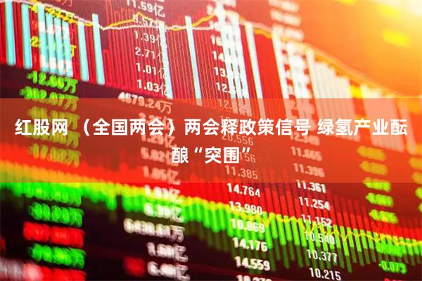 红股网 （全国两会）两会释政策信号 绿氢产业酝酿“突围”