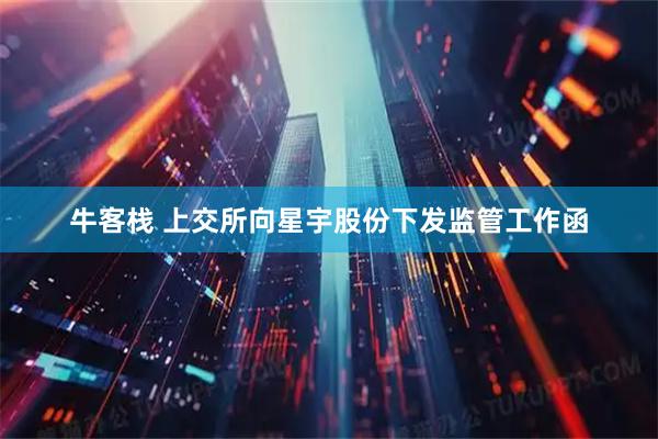 牛客栈 上交所向星宇股份下发监管工作函