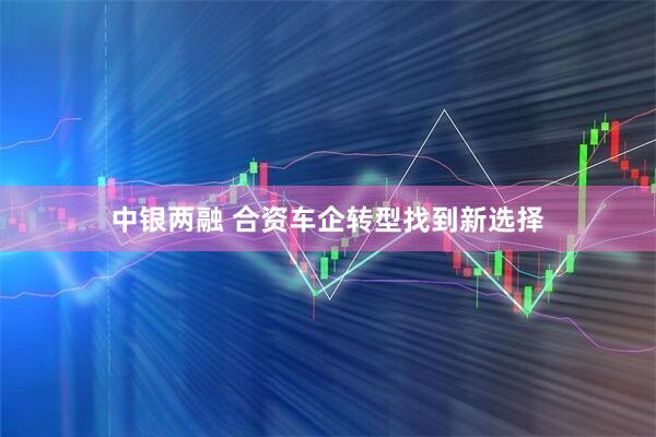 中银两融 合资车企转型找到新选择